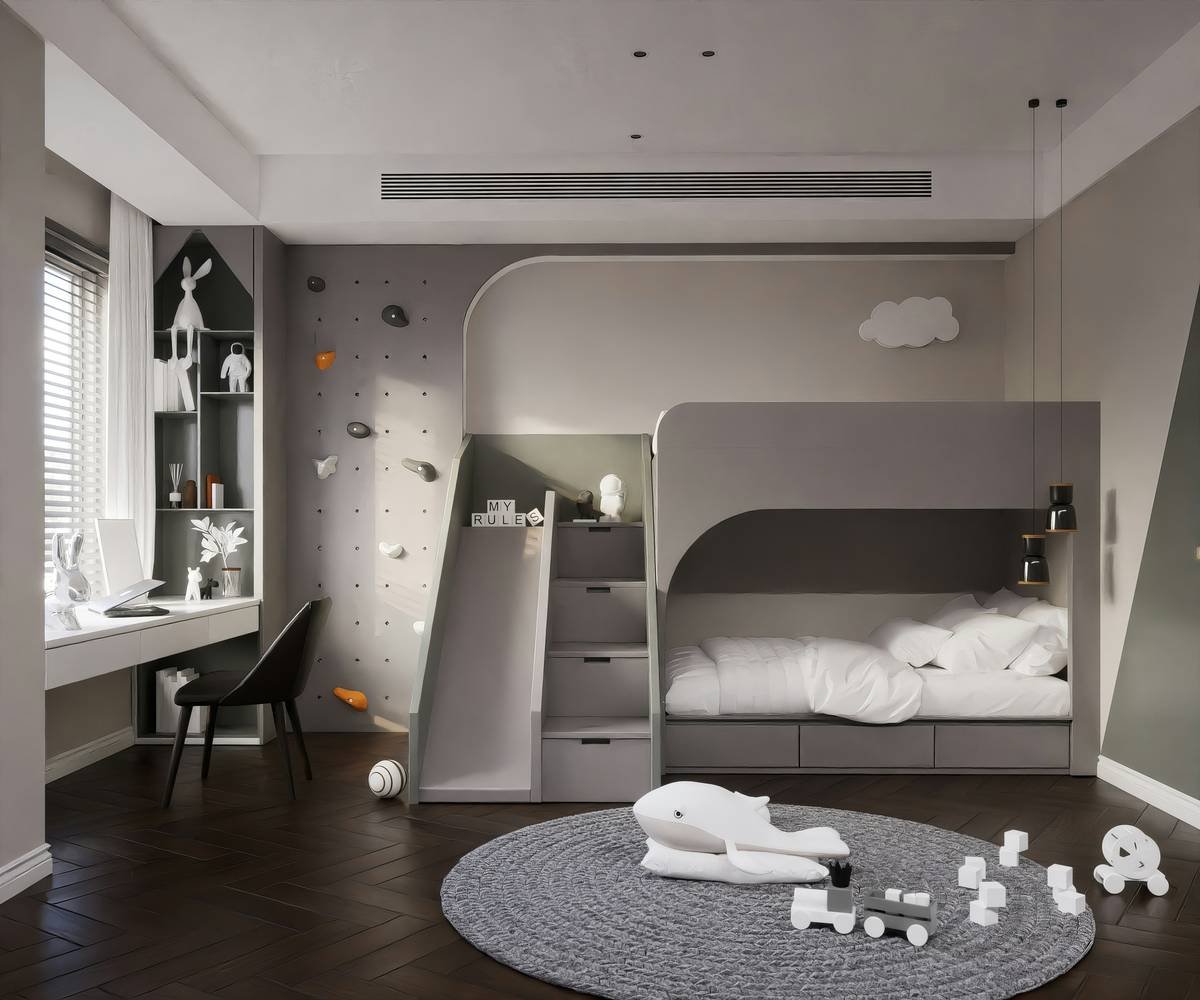 Comparison table: Solid wood vs metal vs engineered wood for kids bunk beds—durability, noise, cost, safety